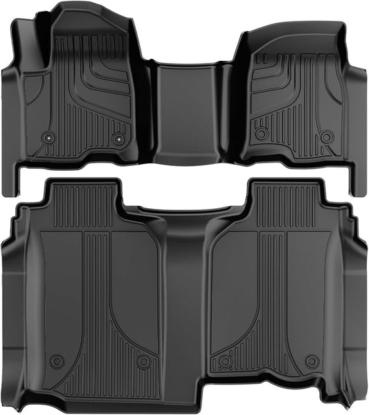 Custom Fit All Weather Floor Mats for 2019-2026 Chevy Silverado