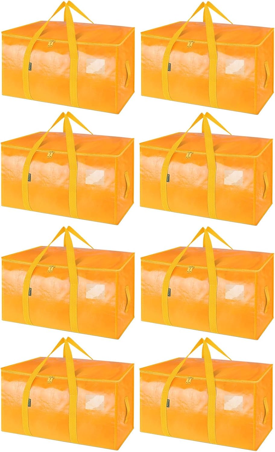 BALEINE Oversized Moving Bags - Heavy-Duty Storage Totes 8-Pack