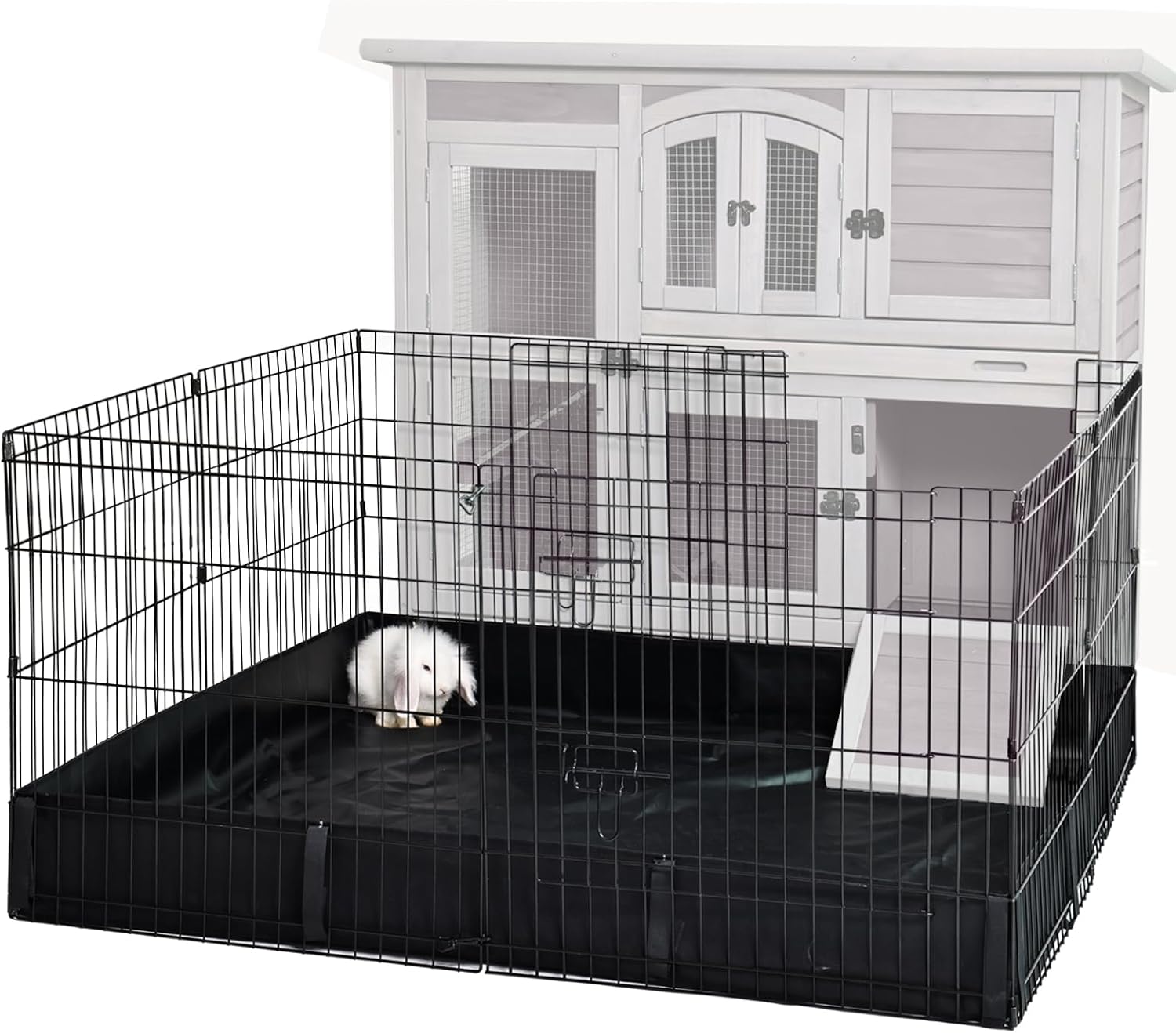GUTINNEEN Rabbit Pet Playpen for Indoor Small Animal Fun