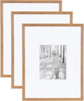 Adlynn Rectangle Picture Frame Set of 3 - Matted 16 x 20 to 8 x 10