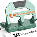 AFMAT Heavy Duty 3 Hole Puncher - 50% Reduced Effort for 40 Sheets