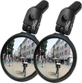 Hafny Bar End Bike Mirror HD Glass 62mm - Compact, Clear View
