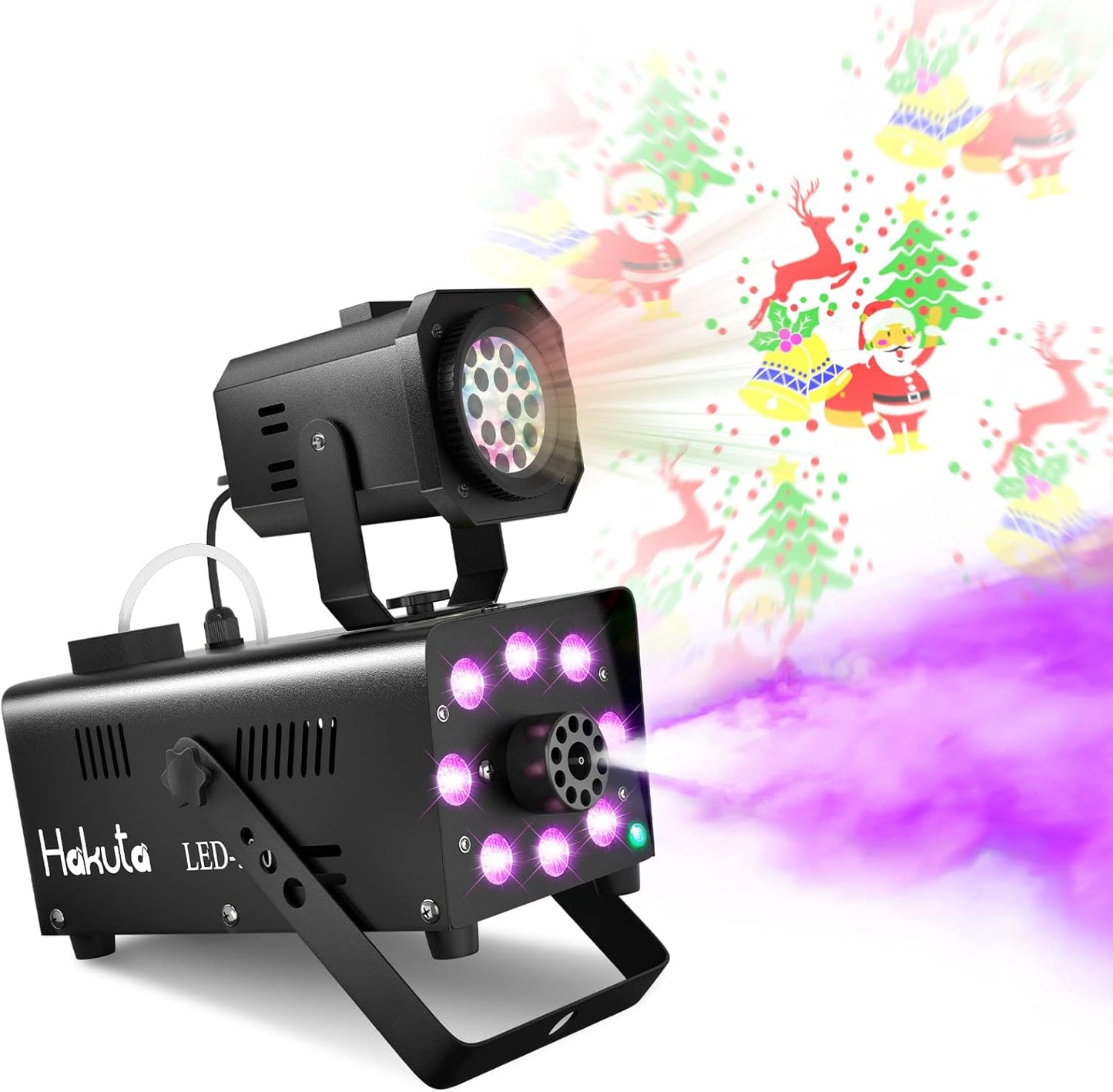 Hakuta Fog Machine with LED Projector Light for Parties