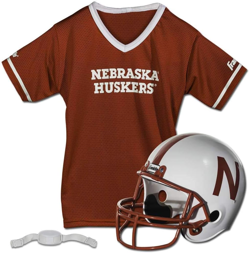 NCAA Kids College Football Helmet and Jersey Sets for Play
