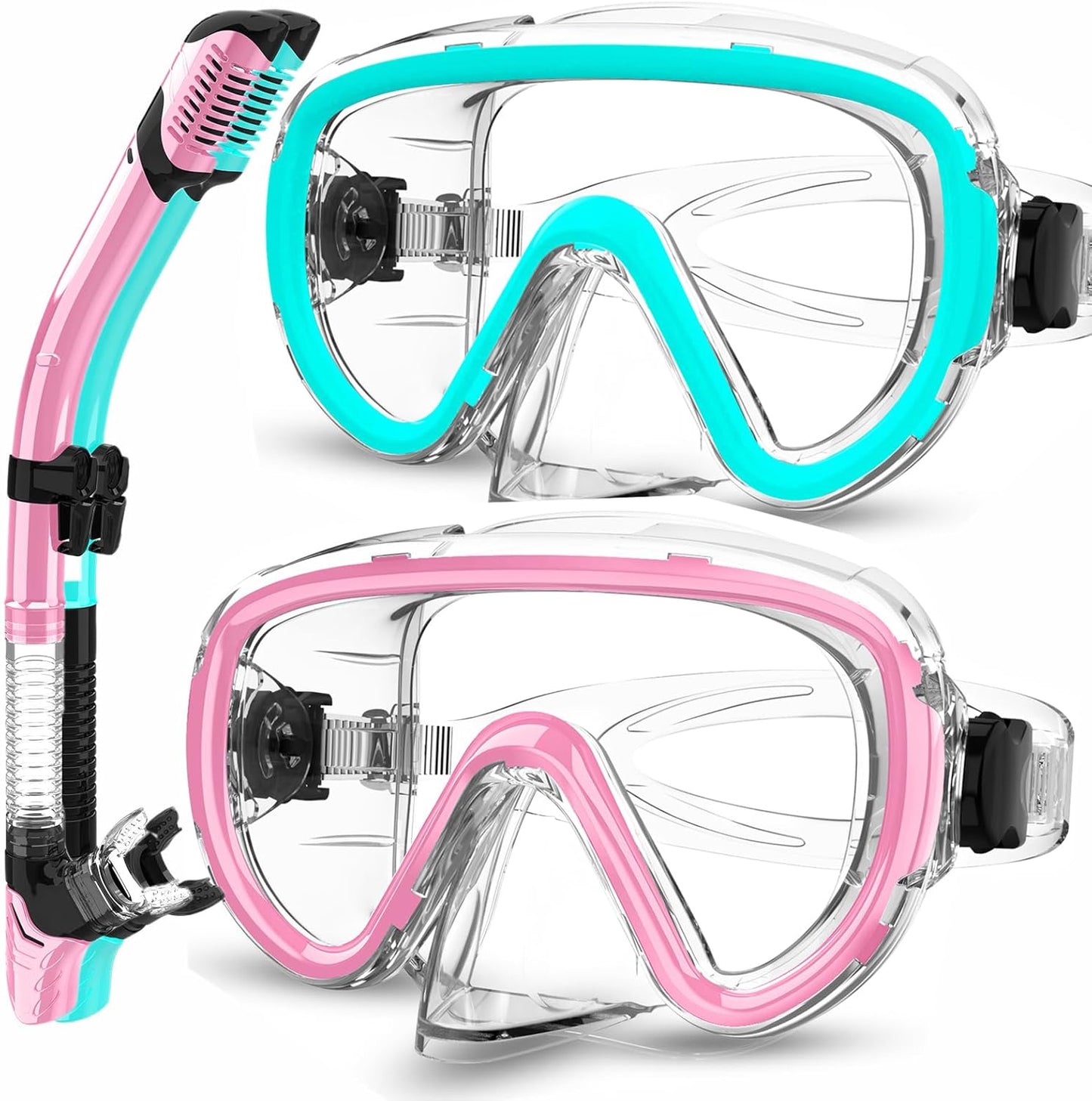 Bairuifu Dry Snorkel Mask Set - Free Dive Like a Pro!