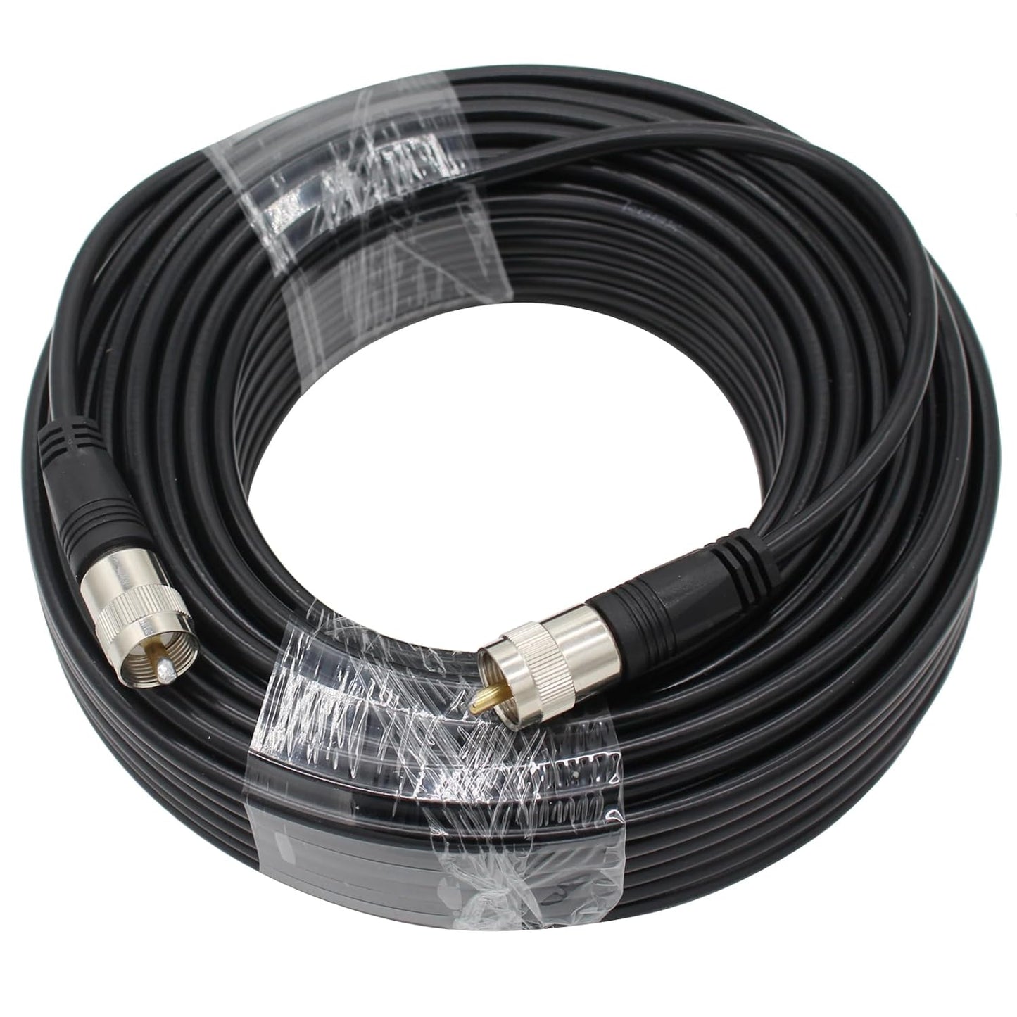 RG8X Coaxial Cable 100ft for HAM Radio and Antenna Use