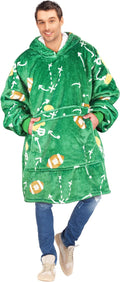 Tirrinia Oversized Blanket Hoodie - Wearable Sherpa Sweatshirt Throw