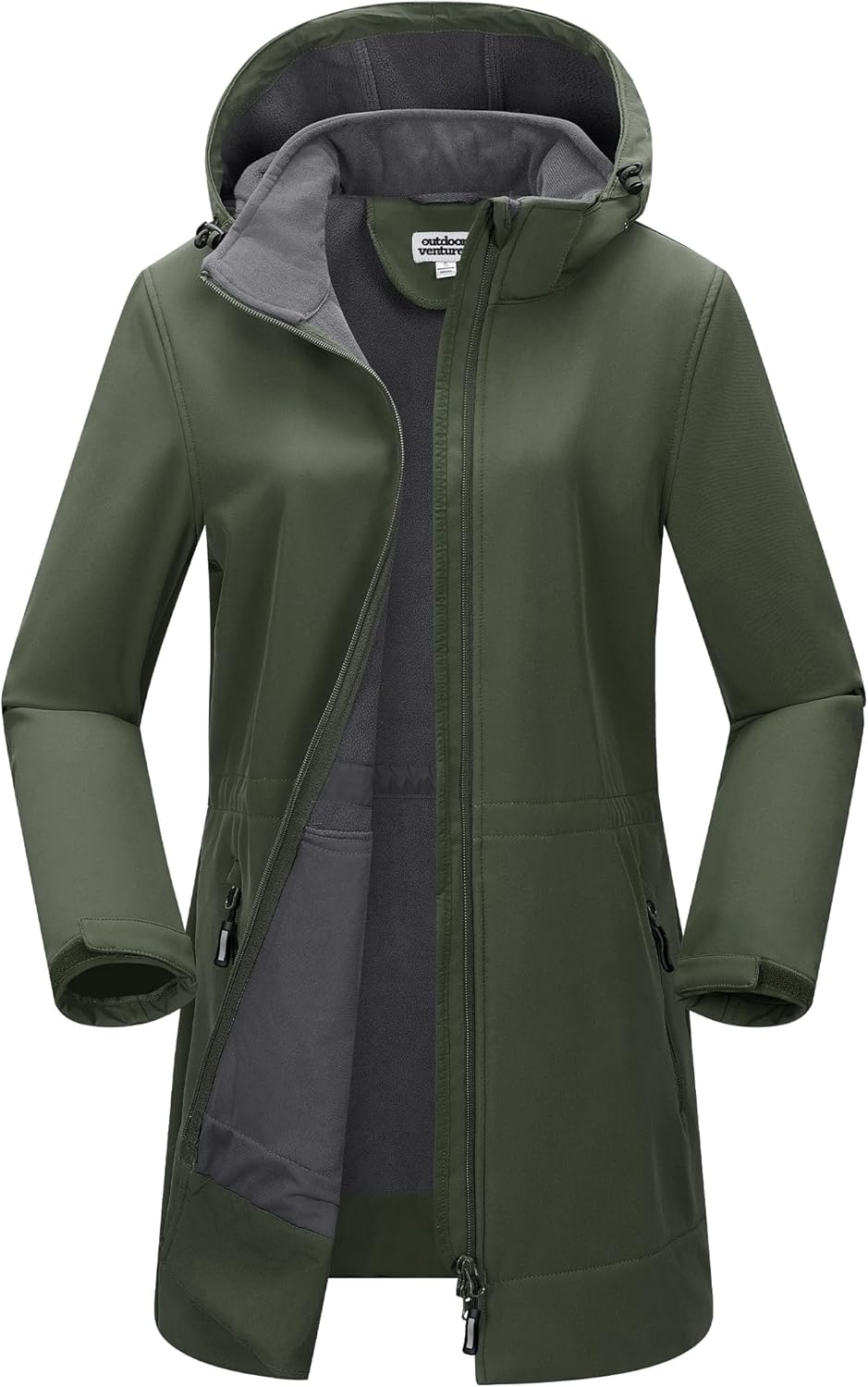 Outdoor Ventures Women's Softshell Jacket: Warm & Windproof