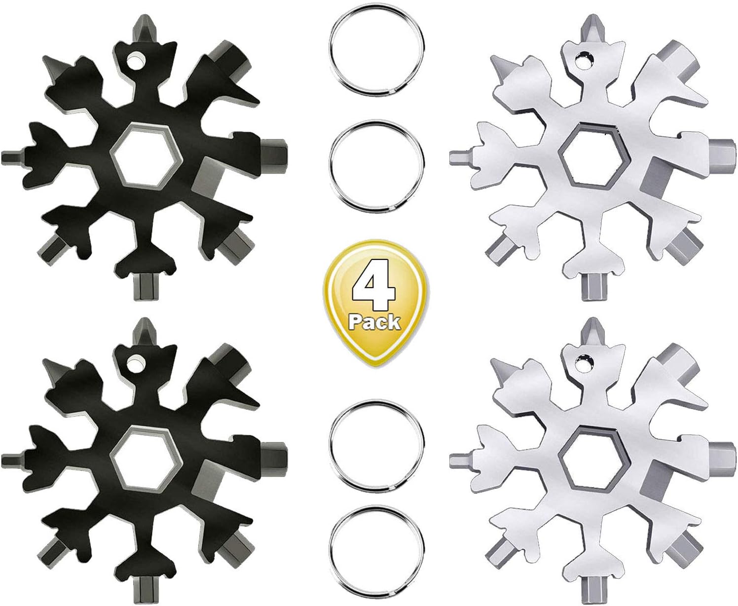 Stainless Snowflake Multitool - Ultimate Christmas Gift!