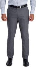 Men's 4 Way Stretch Slim Fit Flat Front Dress Pant - Sleek Office Fit