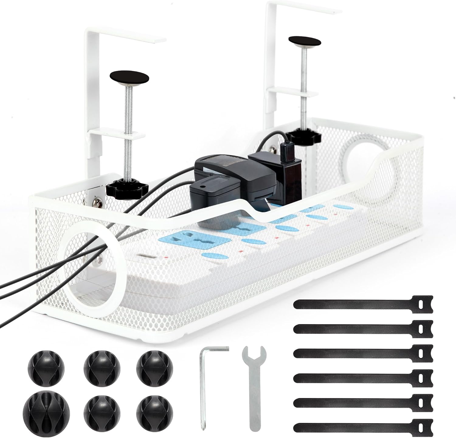 Aoriyar Wire Organizer - No Drill Desk Cable Tray