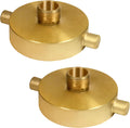 2-1/2in NH NST Female x 3/4in NPT Male Fire Hydrant Adapter - Brass