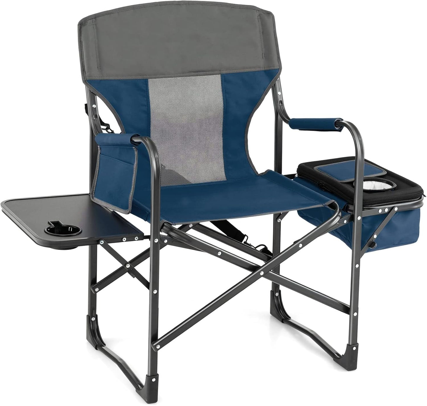 Tangkula Heavy Duty Camping Chair: Cooler Bag & Side Table