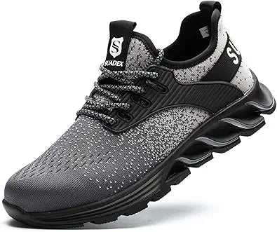 SUADEX Steel Toe Shoes for Men - Lightweight Indestructible Safety