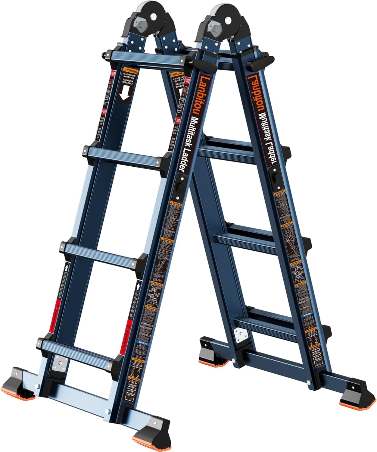 4 Step Multi Position Ladder for Home and Outdoor Use