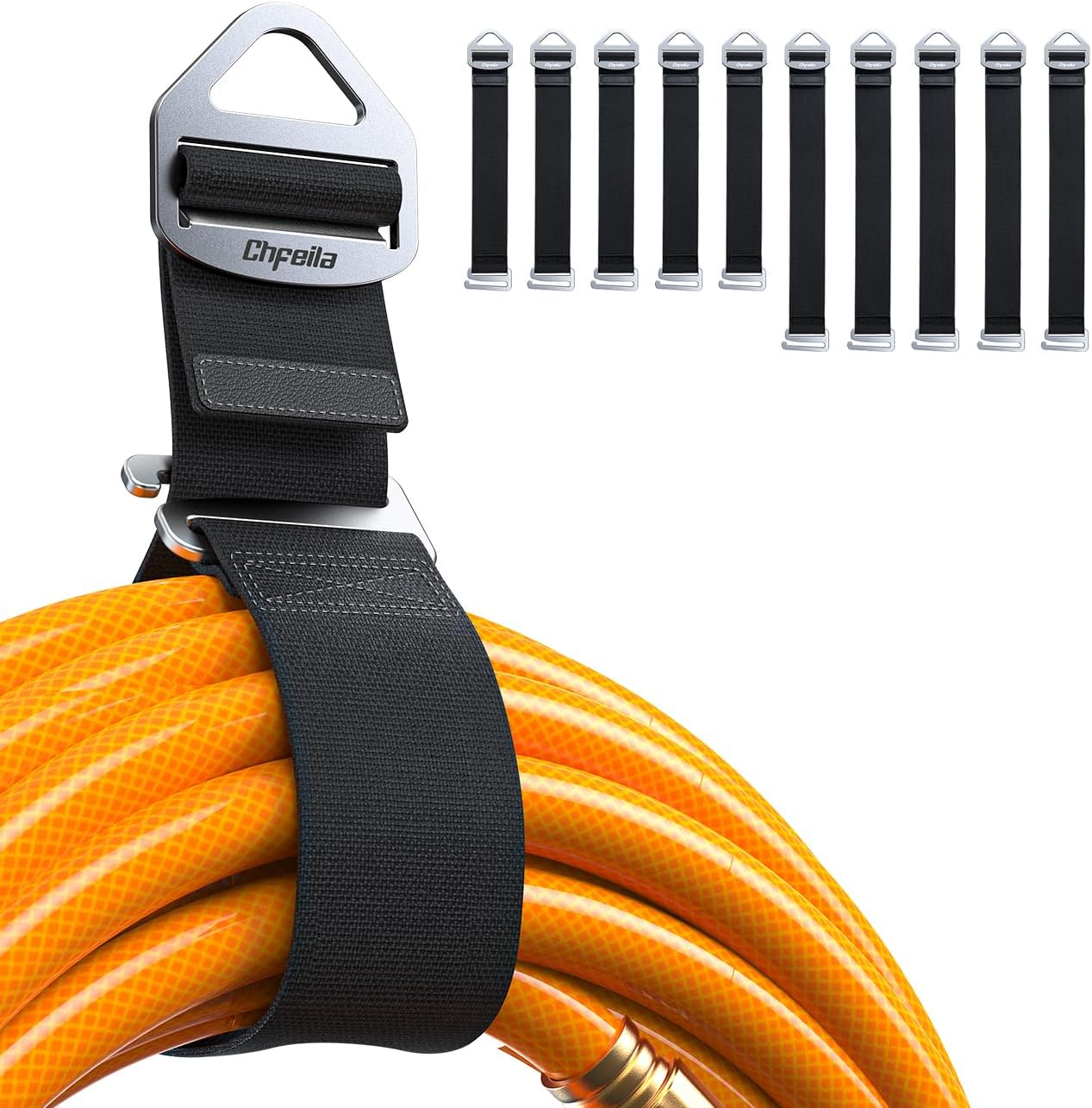 10 Pack One Hand Operation Adjustable Extension Cord Organizer