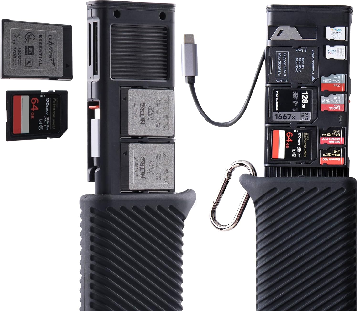 PGYTECH Createmate CFexpress Type B Card Reader Case for Photographers
