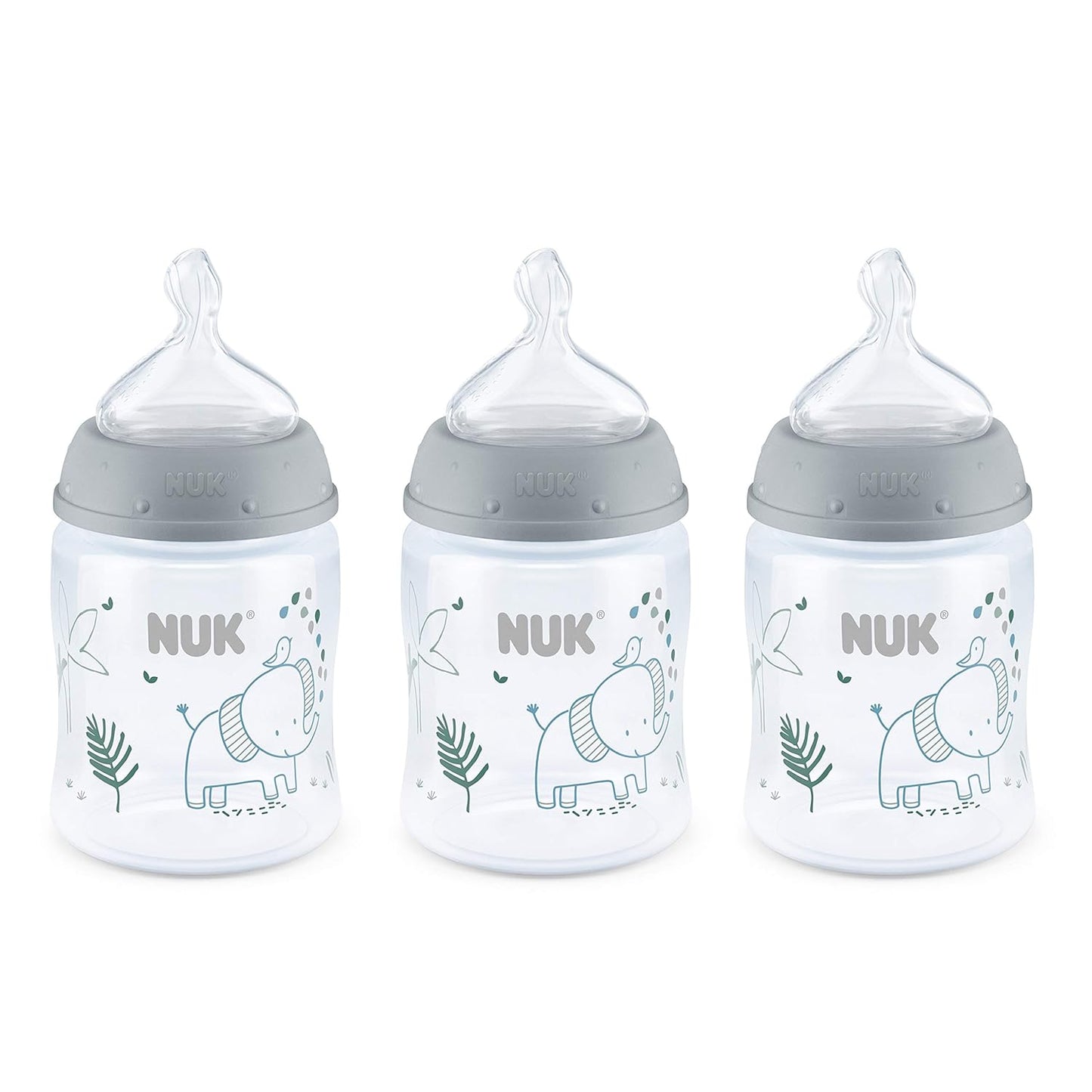 NUK Anti Colic Baby Bottle Set - Elephant Joy