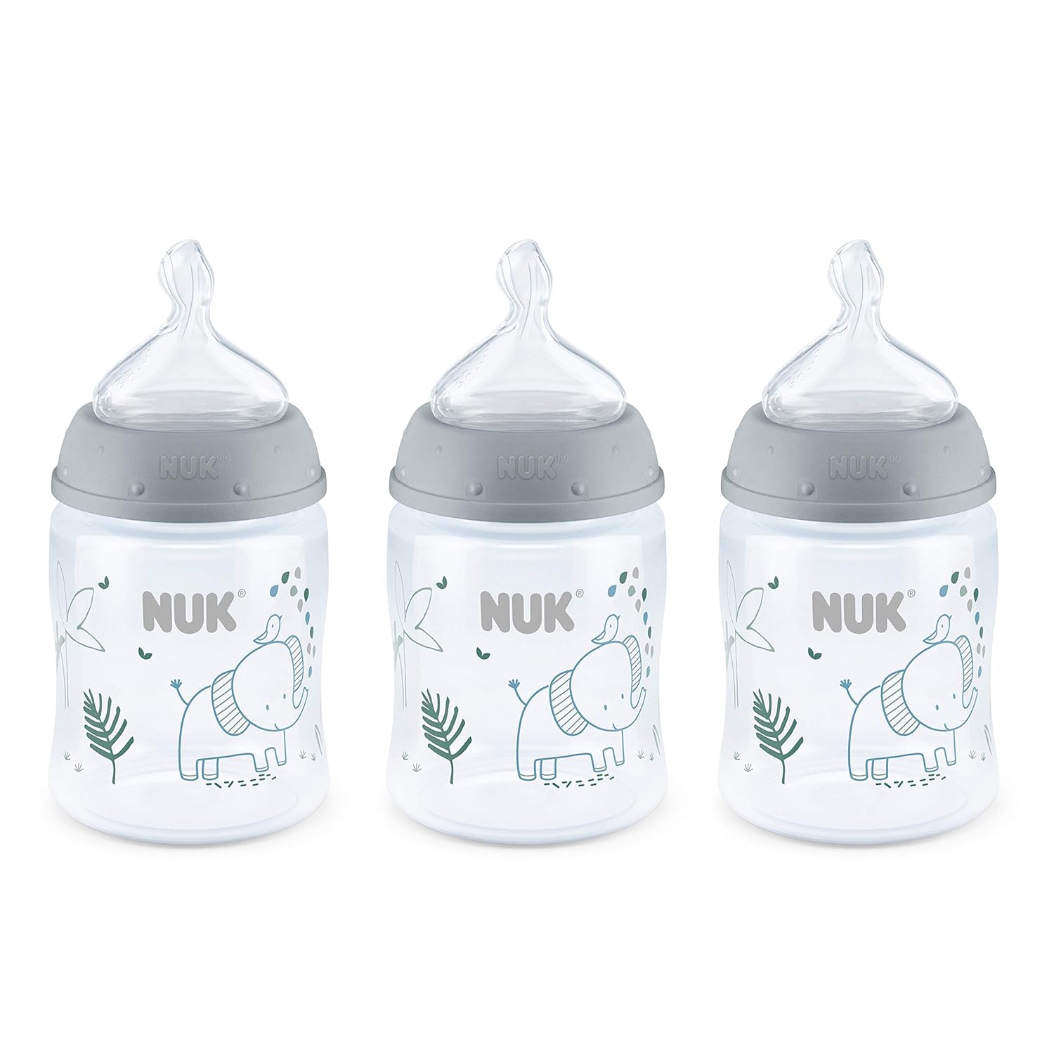 NUK Anti Colic Baby Bottle Set - Elephant Joy