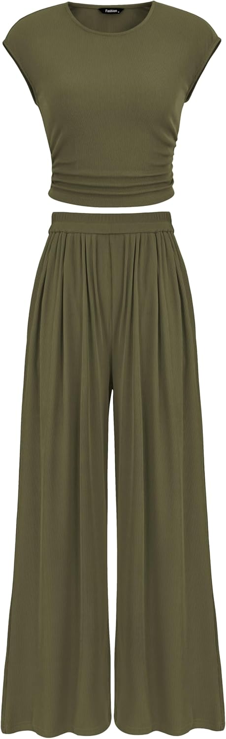 Stylish Women's Summer 2 Piece Outfits for Trendy Looks