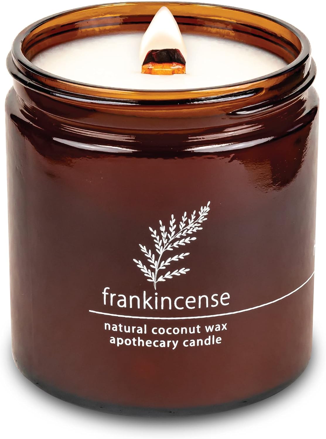Hemlock Park Crackling Wood Wick Candle with Natural Coconut Wax