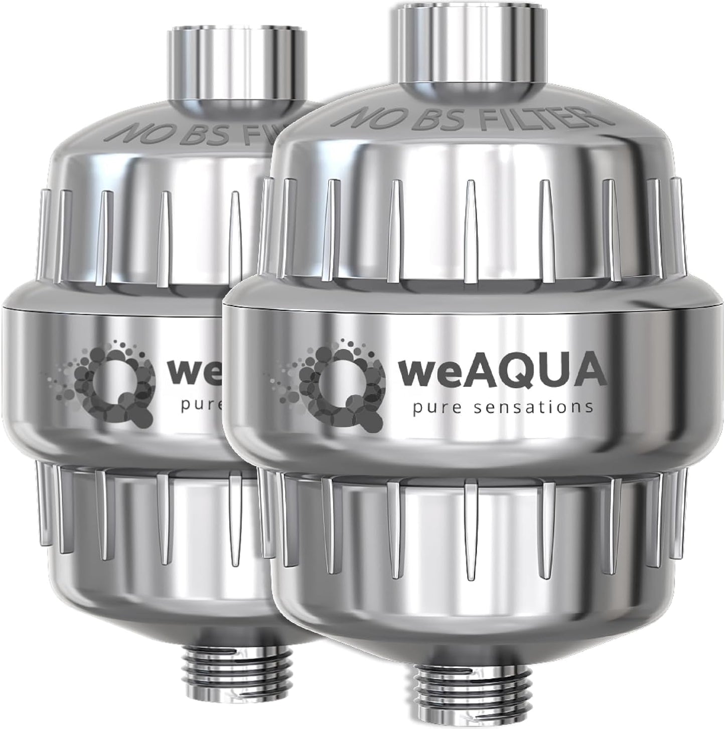WeAQUA Heavy Duty Shower Filter 2 PACK for Clean Water