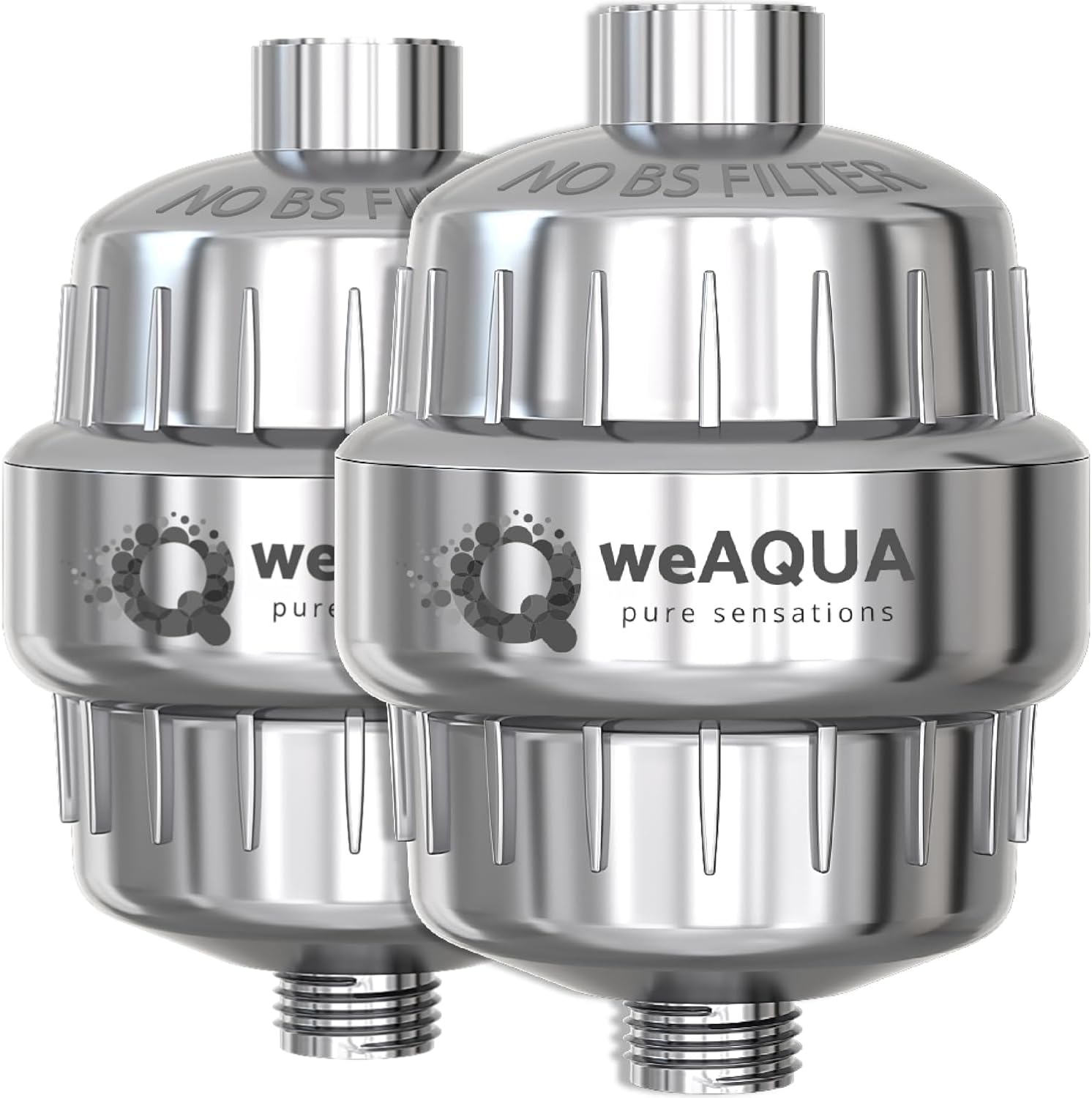 WeAQUA Heavy Duty Shower Filter 2 PACK for Clean Water