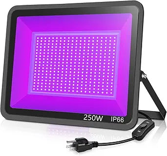 250W LED Black Lights for Dance Parties and Glow in the Dark