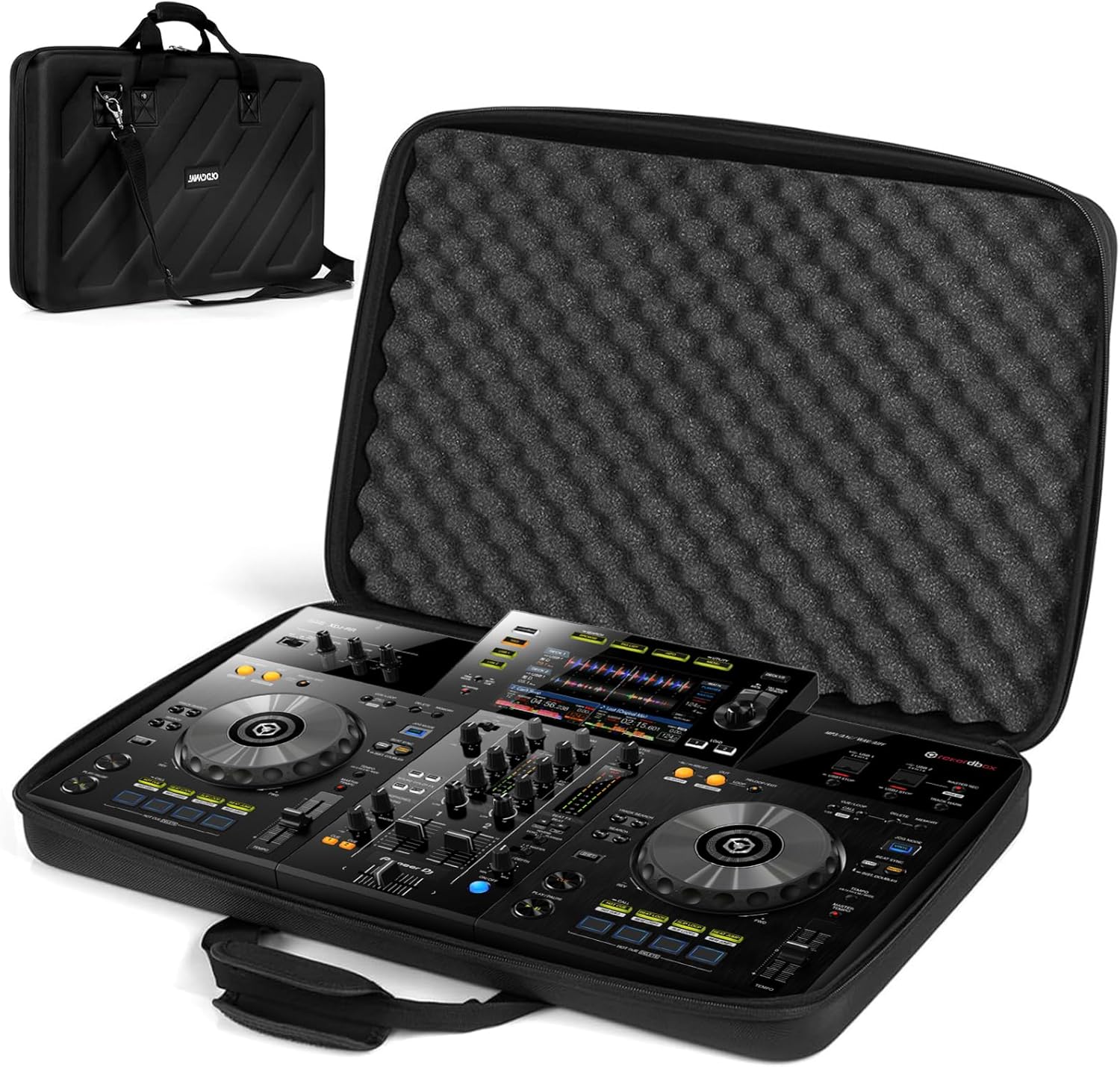 Mixer Travel Case for Pioneer DDJ RX2 RX3 - Durable & Portable