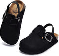 Torotto Kids Suede Clogs Toddler Boys Girls Cork Footbed Clogs