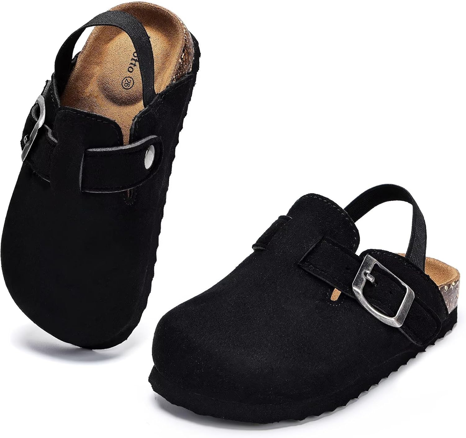 Torotto Kids Suede Clogs with Arch Support for Comfort & Style