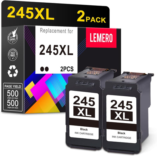 LEMER 245XL Ink Cartridge Replacement for Canon Printers