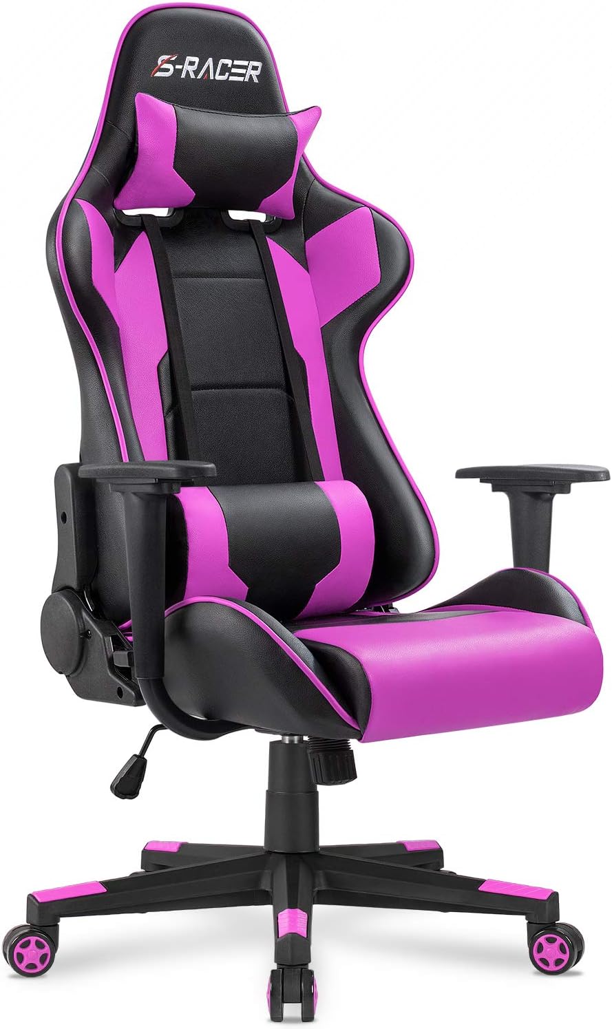 Homall Gaming Chair - Ergonomic High Back Office Chair in Violet