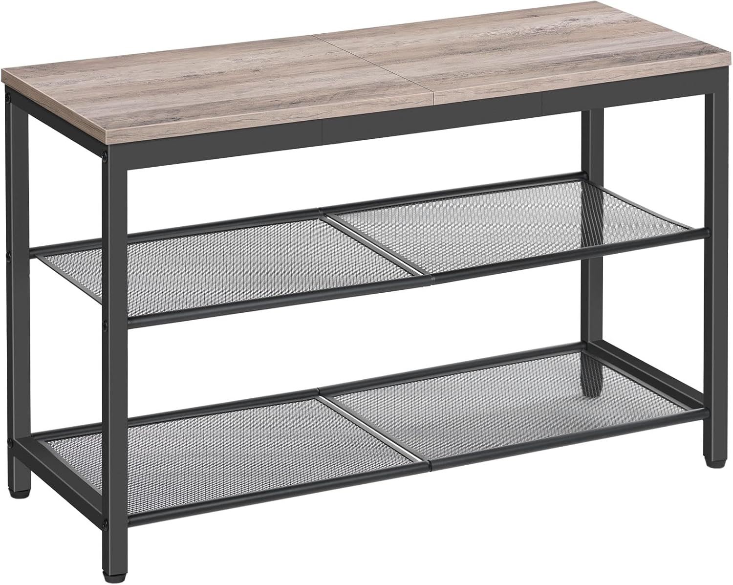 HOOBRO Shoe Bench with 3-Tier Rack for Entryway and Living Room