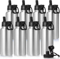 Insulated 32 oz Water Bottle (8 Pack) - Keeps Cold 24H, Hot 12H