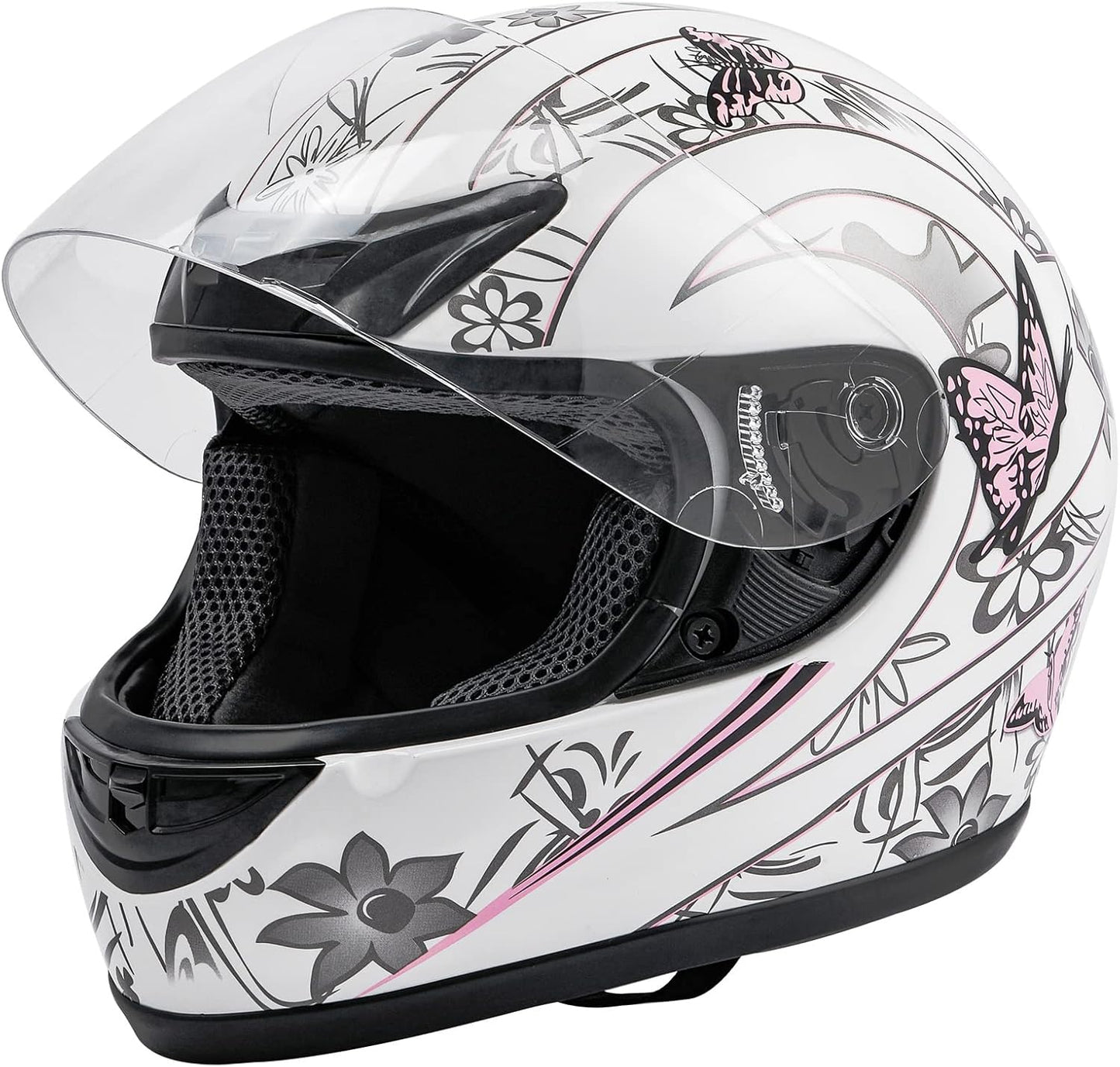 TCMT DOT Motorcycle Butterfly Flip Up Full Face Helmet Review