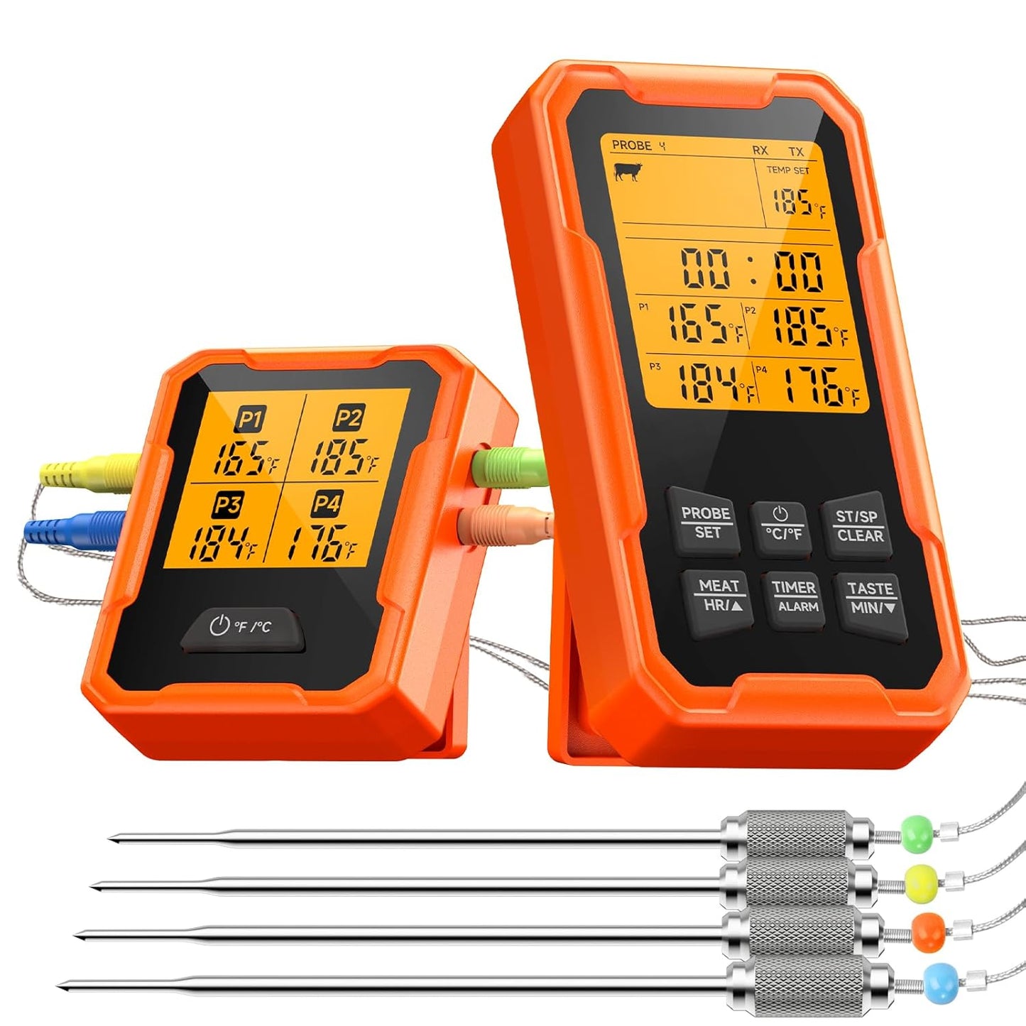 Wireless Meat Thermometer - Fast, Accurate Cooking Aid