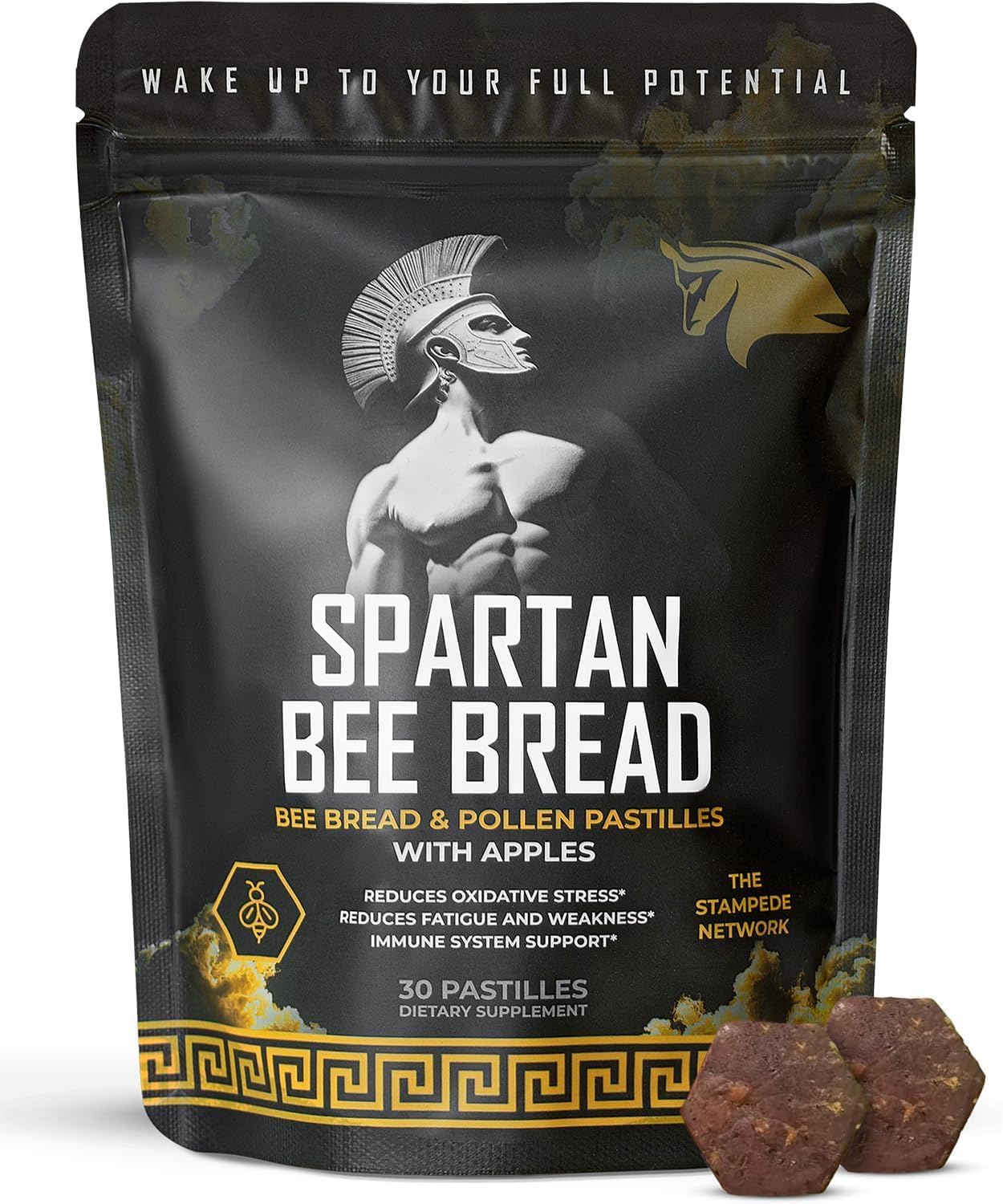 Spartan Bee Bread Chewables for Energy, Vitality & Recovery