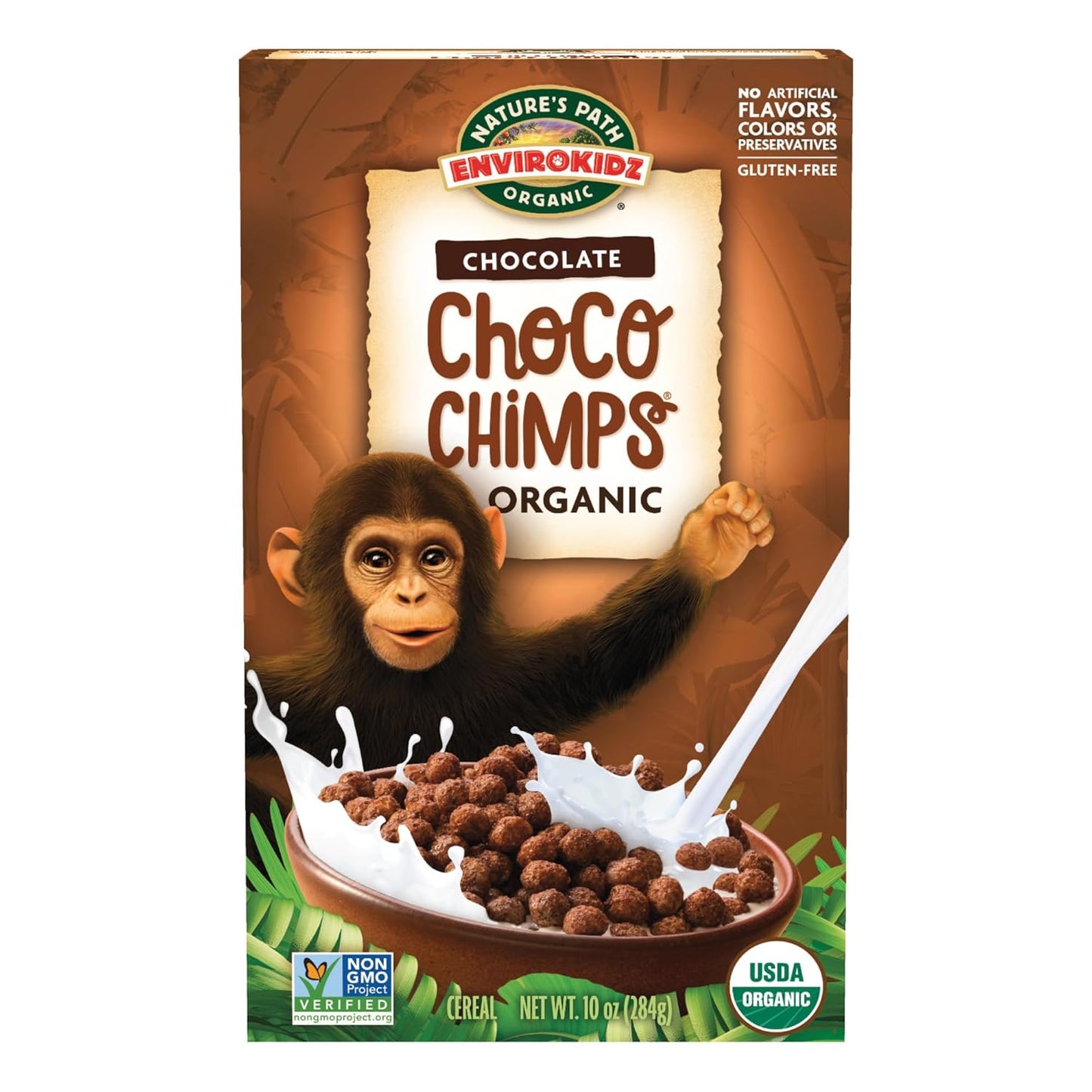 EnviroKidz Organic Choco Chimps Cereal - Healthy Kids Breakfast