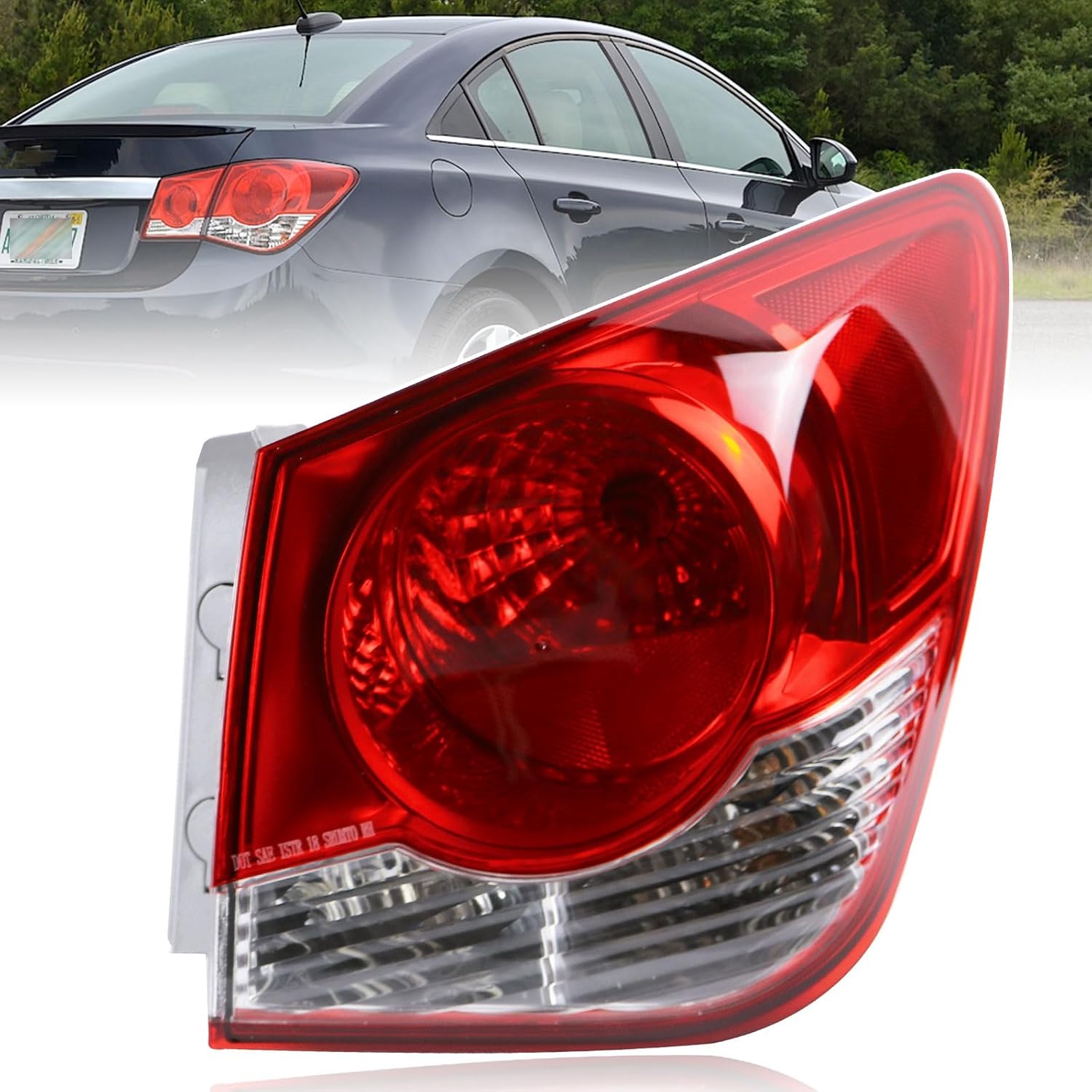 Tail Light Compatible with Chevrolet Cruze 2011-2015 Models