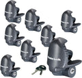 Master Lock 8-Pack Keyed Alike Trailer Coupler Locks - Single Key