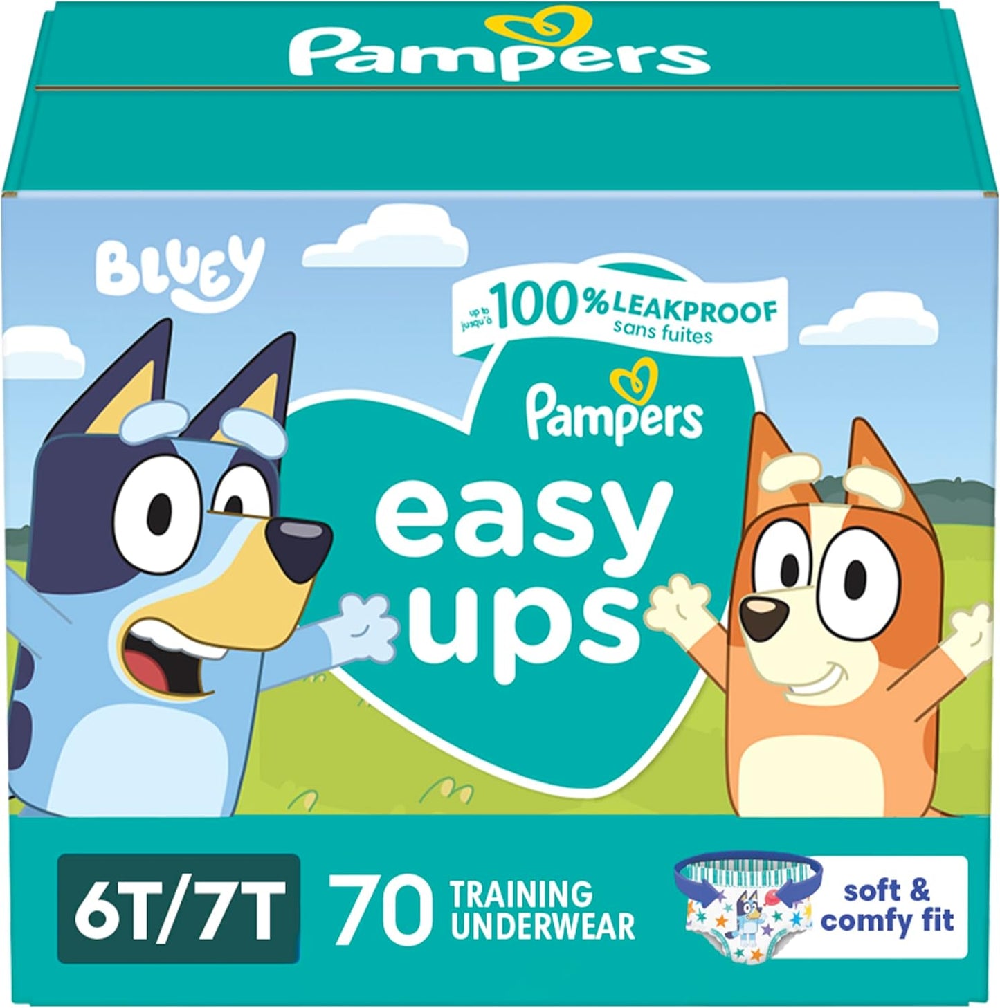 Pampers Training Pants Easy Ups for Boys & Girls Size 6T-7T