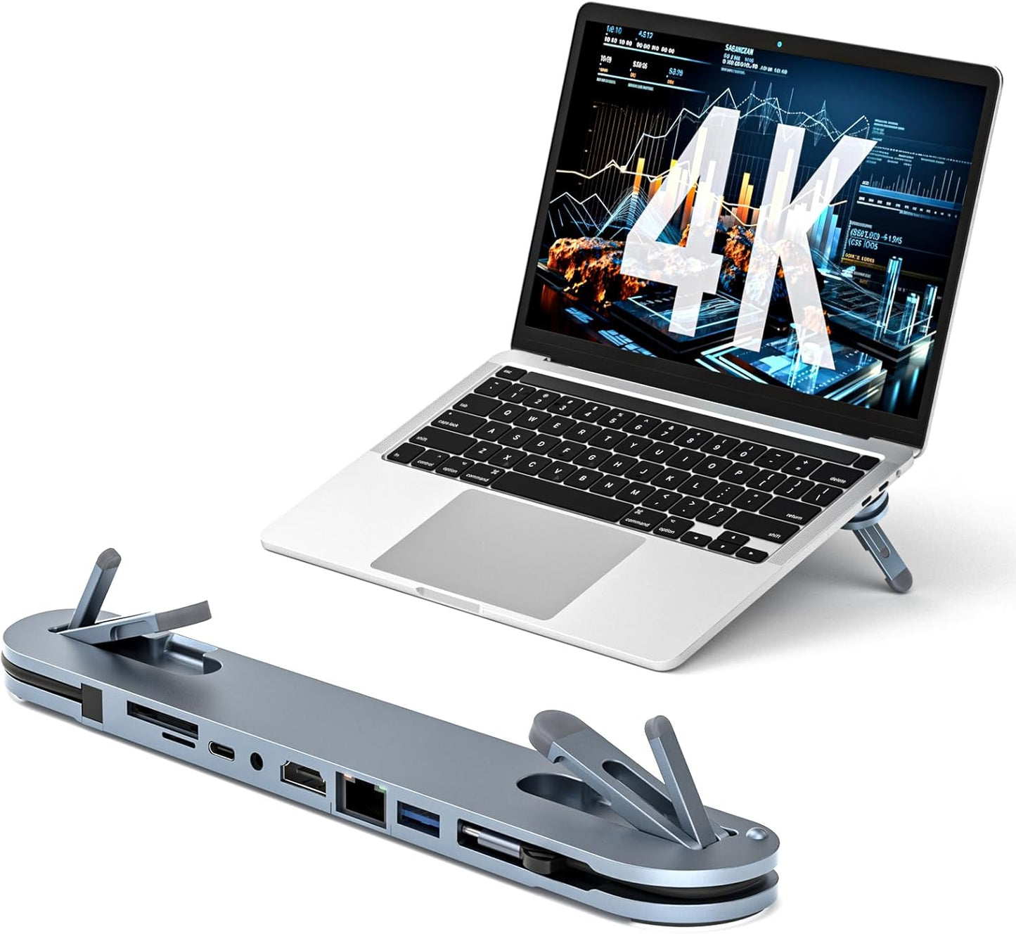 7-in-1 USB C Laptop Docking Station with 4K HDMI and Ethernet