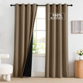 NICETOWN 100% Blackout Curtains 84 in Long - Total Room Darkening