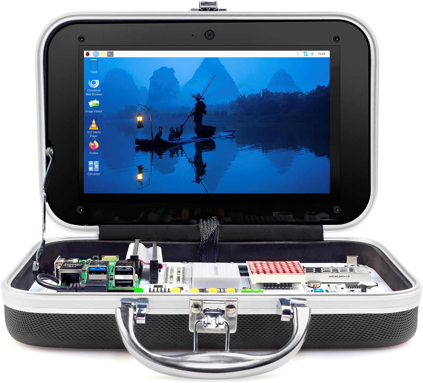 Raspberry Pi 5 8GB Kit with 9in Display and Learning Sensors