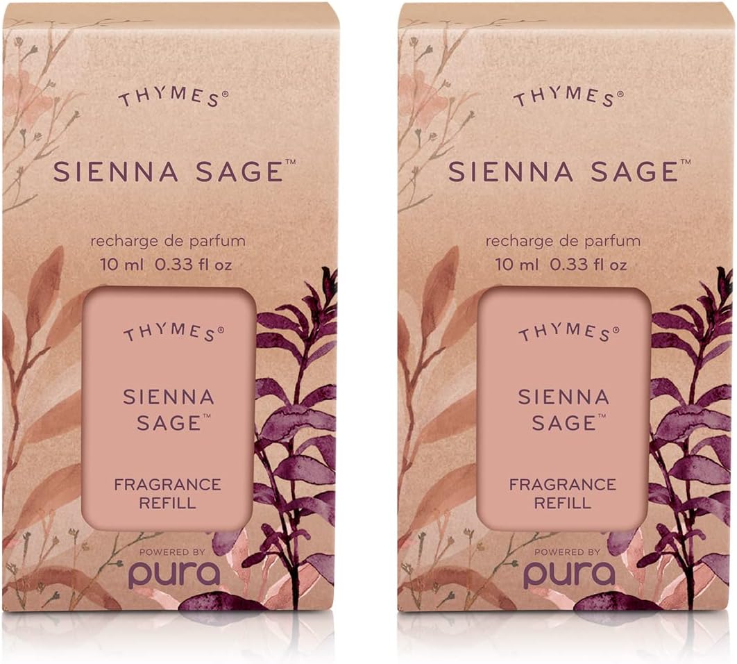 Thymes Sienna Sage Pura Smart Home Diffuser Refills Pack of 2