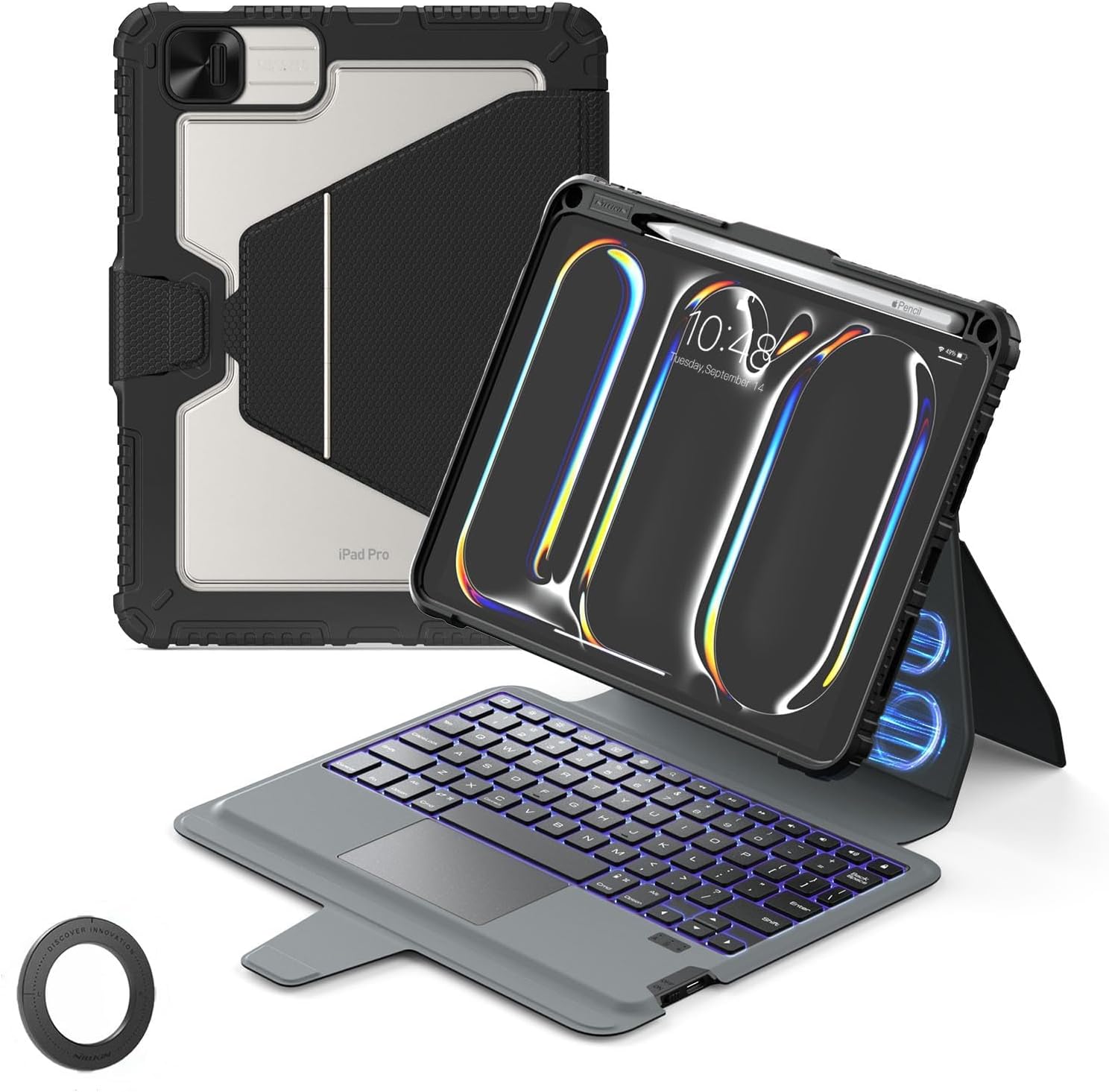 Nillkin iPad Pro 11 inch M4 Keyboard Case with Magnetic Stand