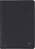 Leather Refillable Journal - Full-Grain Fedora Black Dotted