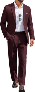 COOFANDY Men Suits Classic Fit 2 Piece Suit Set - Versatile Everyday