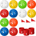 Realspring 12 Pack Game Balls with Mesh Bag - Ultimate Training Variety!